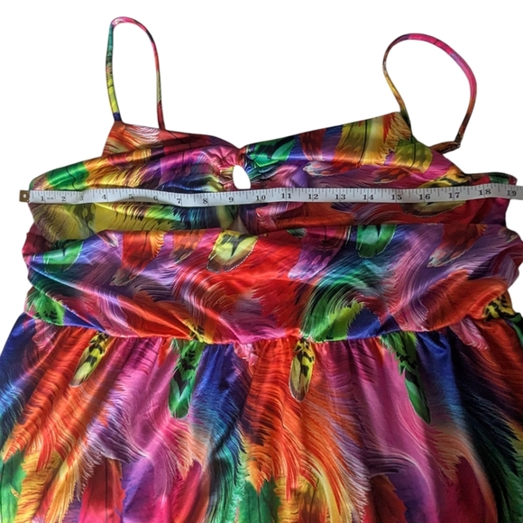 Vibrant Multicolor Maxi Dress. See Pictures For Measurements. NWT. - Picture 6 of 9
